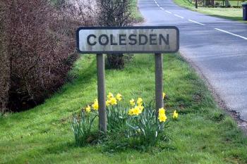 The Colesden sign March 2007